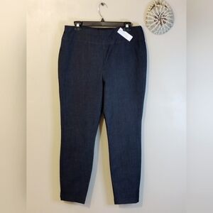 New York & Company Dark Blue Ankle Jeans